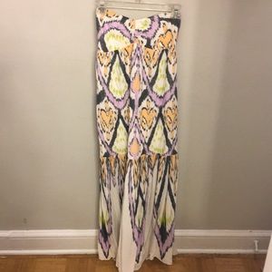 Free People Strapless Sweetheart Maxi Dress